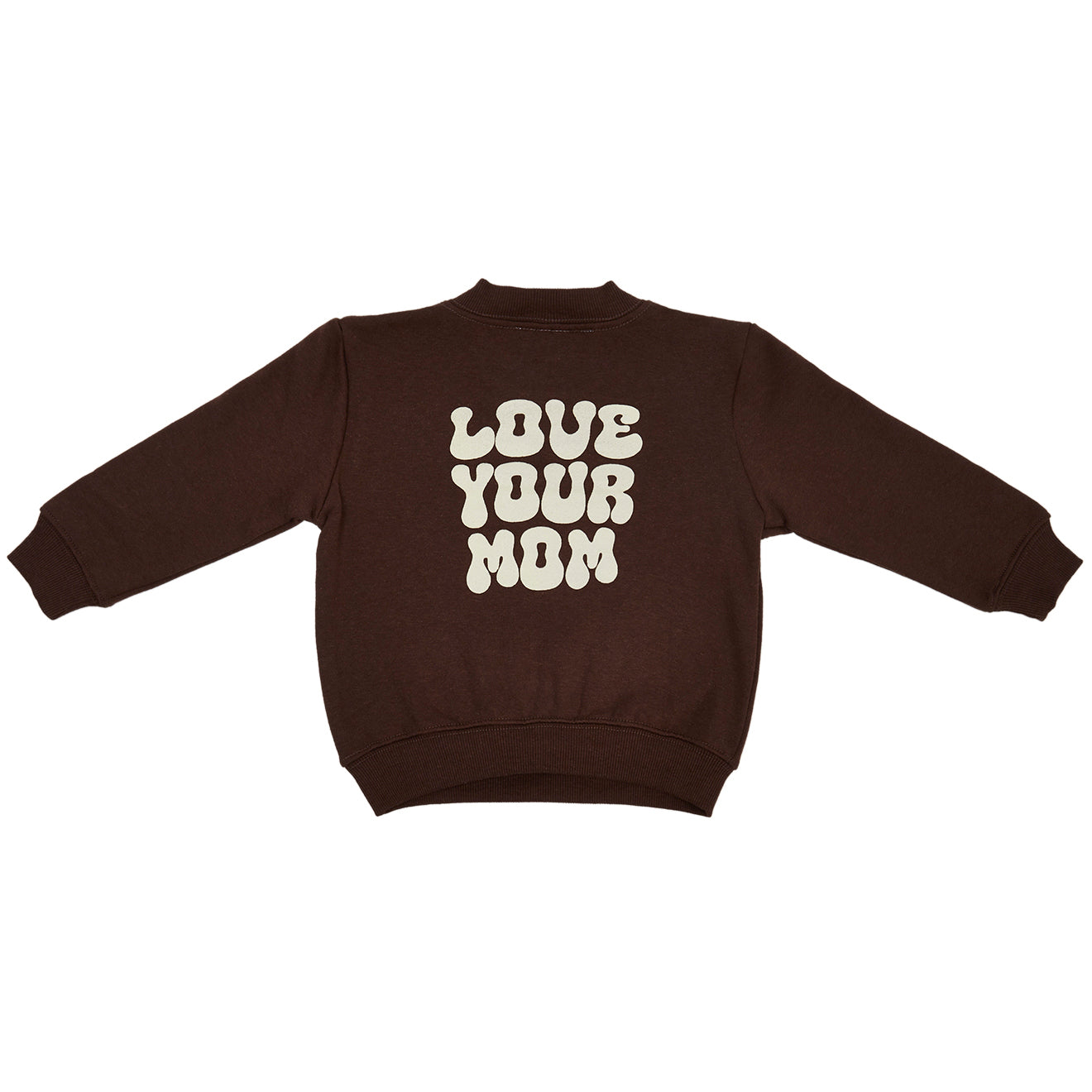 Stained Kids Brown Pullover Sweatshirt