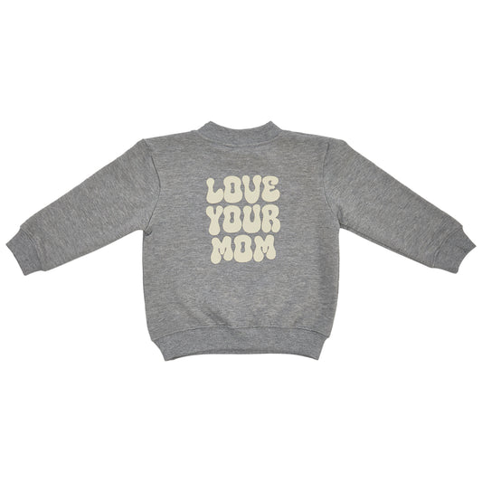 Stained Kids Heather Grey Pullover Sweatshirt