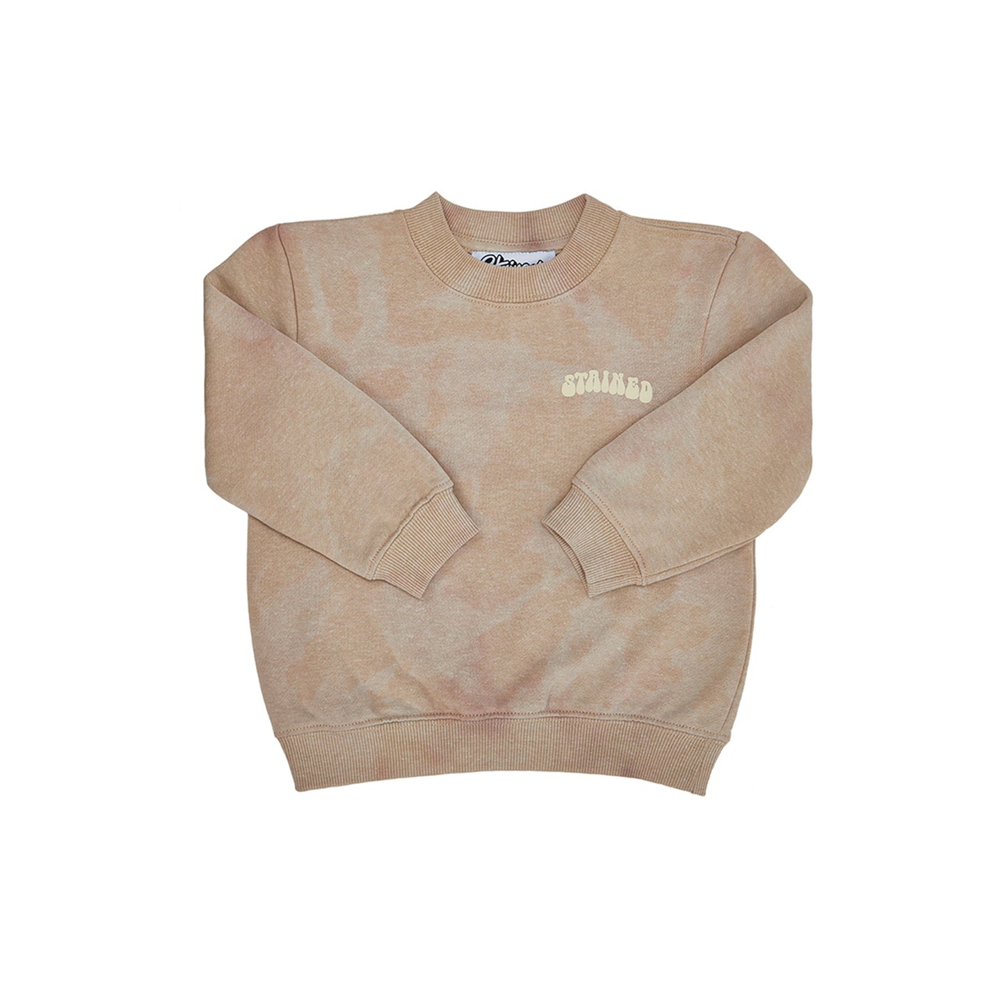 Stained Kids Sand Bleached Pullover Sweatshirt