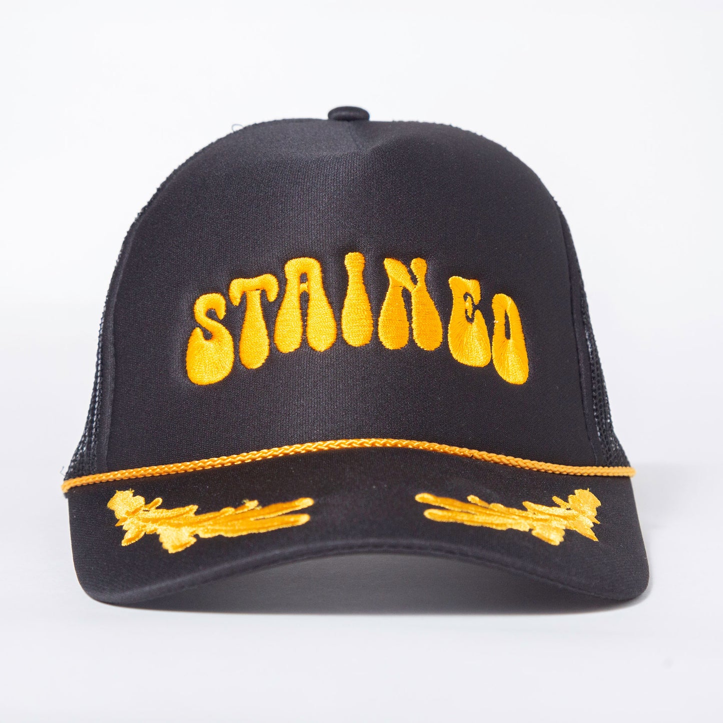 Stained Black Sailor Trucker Hat