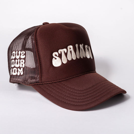 Stained Brown Trucker Hat