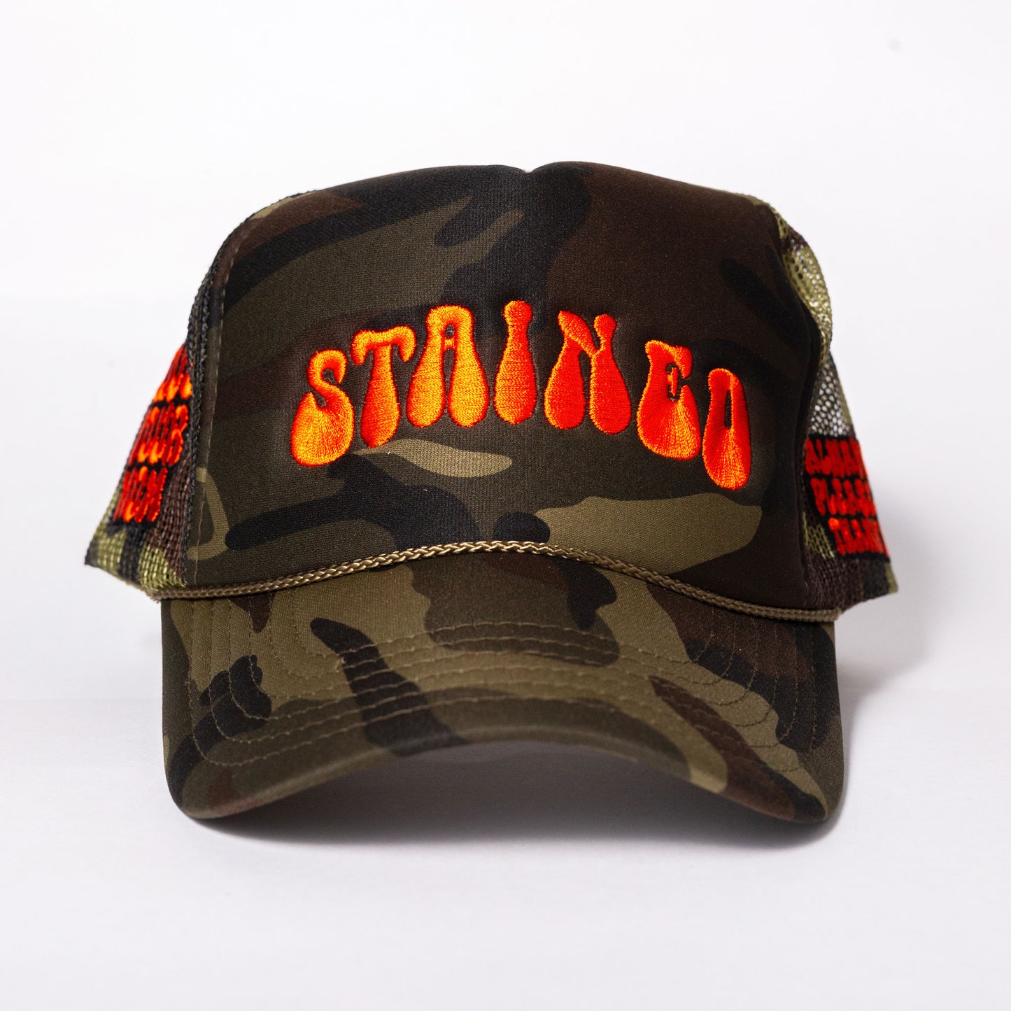 Stained Camo Trucker Hat