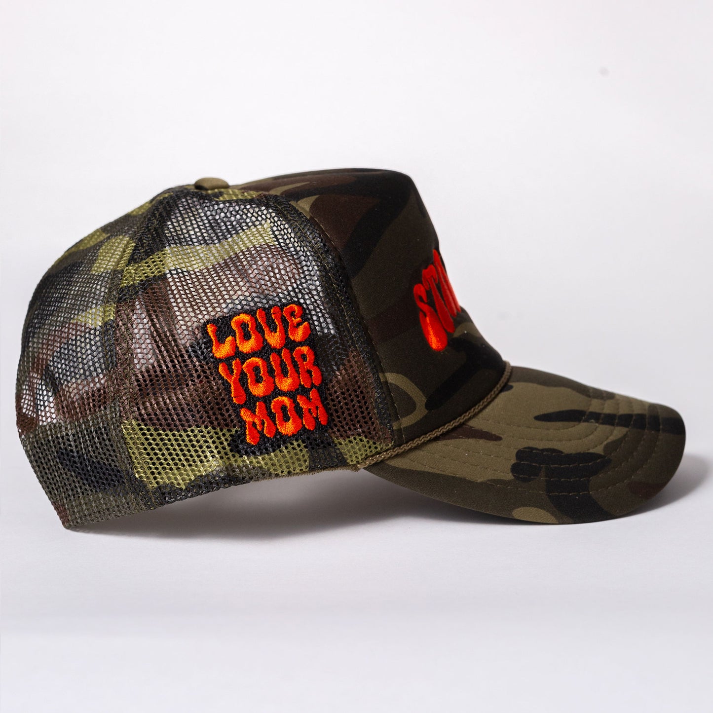 Stained Camo Trucker Hat