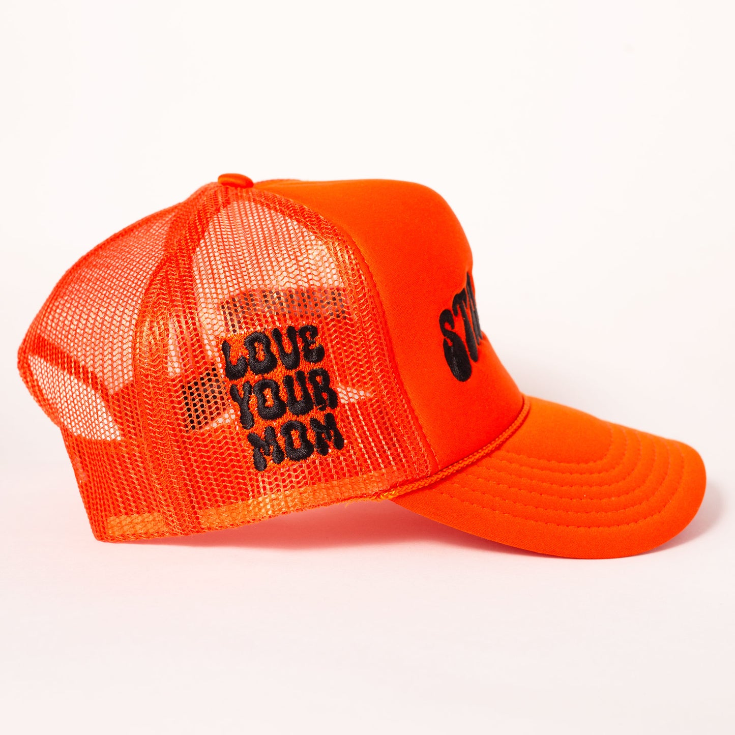 Stained Orange Trucker Hat